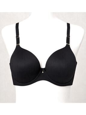 Soma Embraceable Bra 36D Black Perfect Coverage T Shirt Smooth Cups